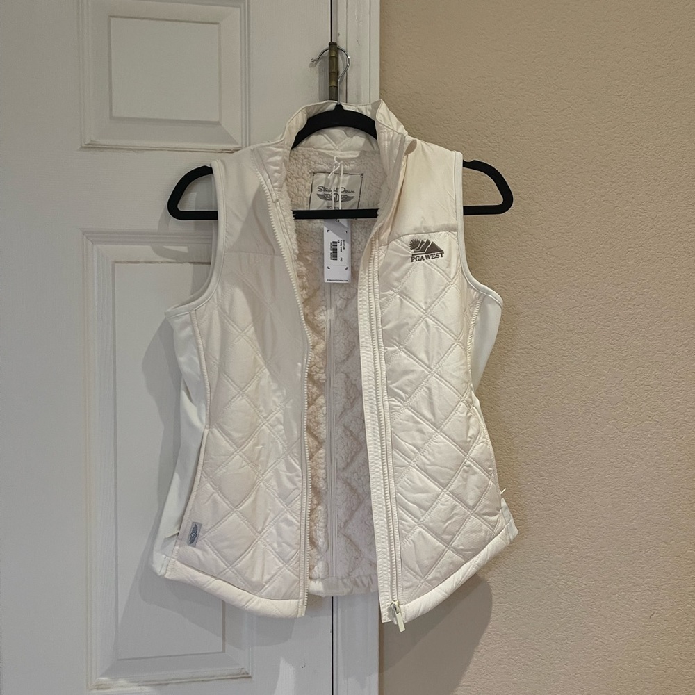straight down vest